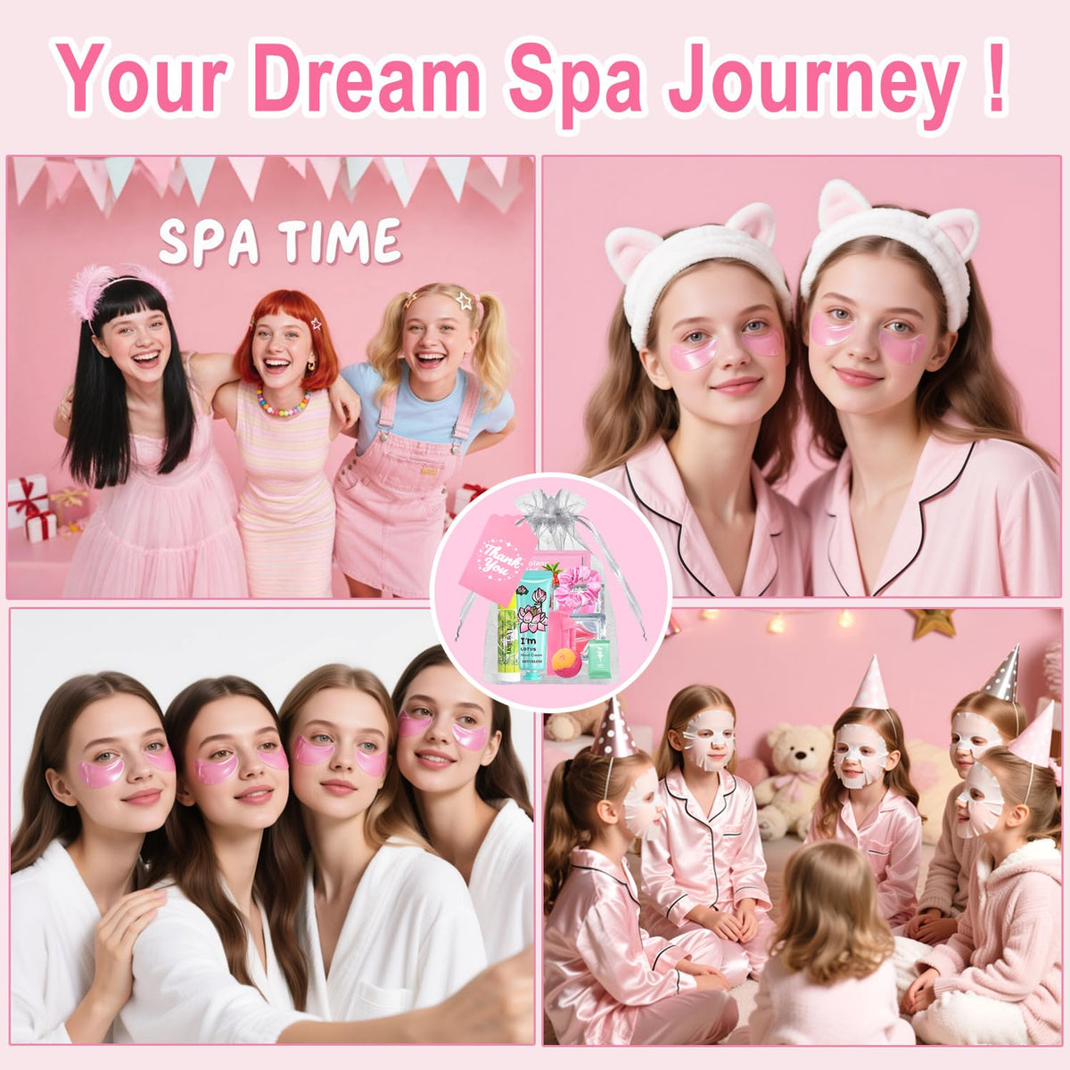 Firstfly headbands keep hair tidy during spa activities
