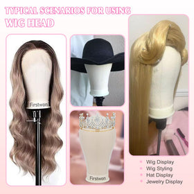 Firstwon 2.5- and 3.5-inch pins with clamps for secure wigs.