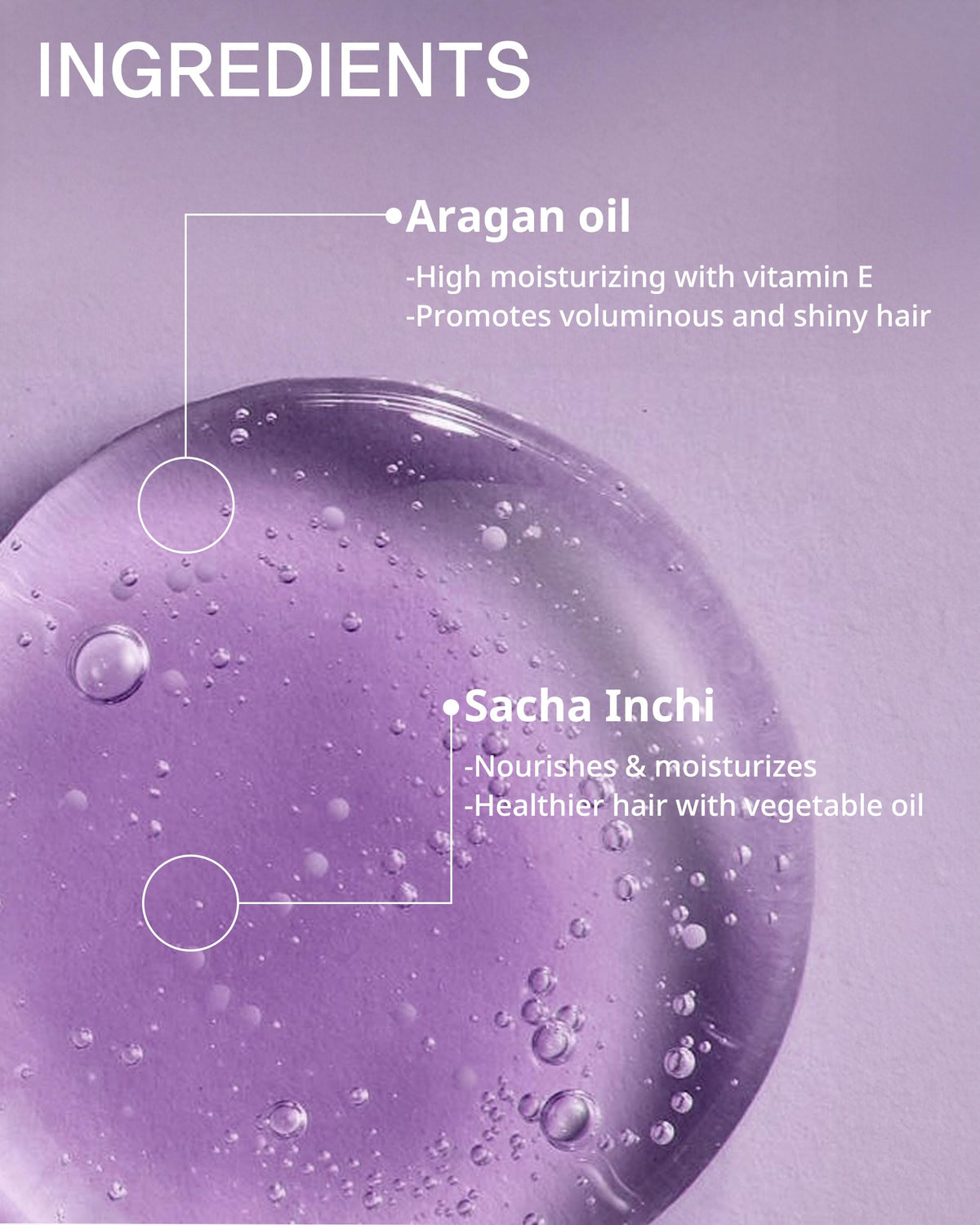 Omega-rich oil blend supports smoother, healthier-looking ends.