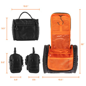 Side MOLLE webbing on Fitdom bag for added gear