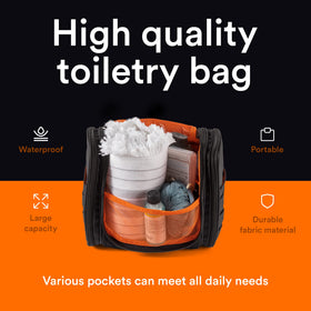 Compact 10 x 9 x 6 inch size fits carry-ons neatly