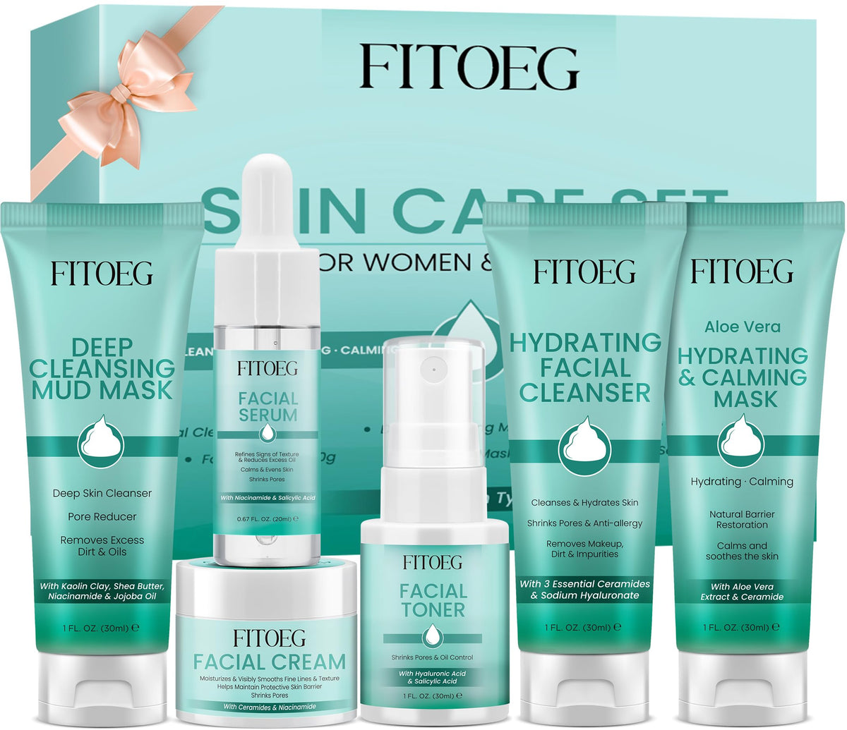 FITOEG teen skincare kit cleanser bottle for gentle daily cleansing