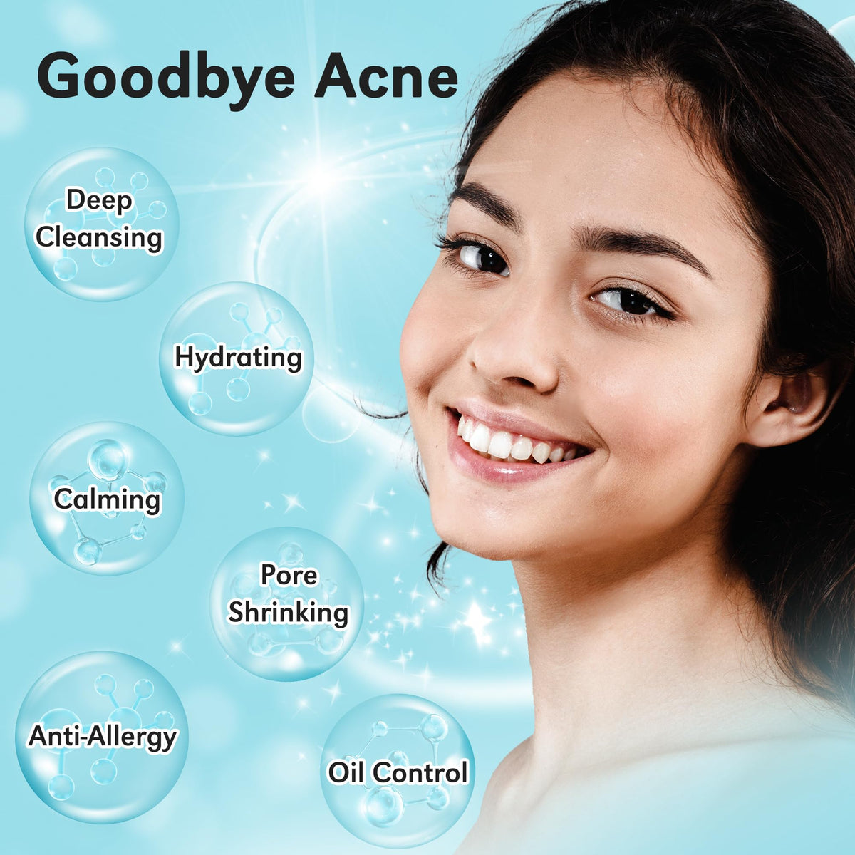 FITOEG hydrating mask scene showcasing soothing moisture and quick absorption