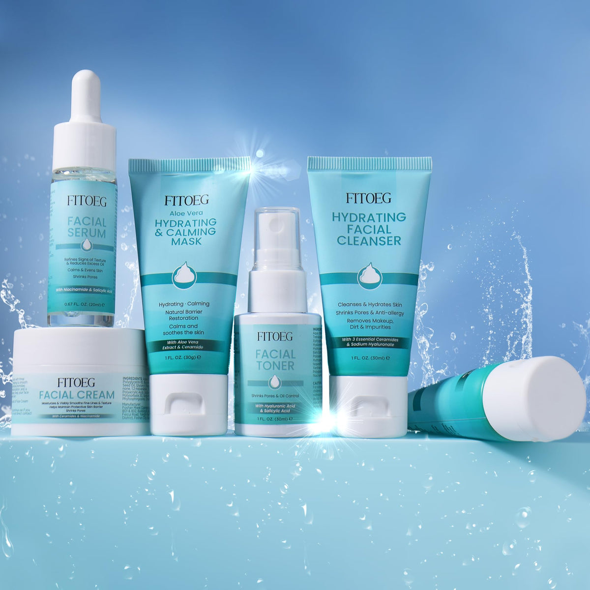 FITOEG toner bottle for balanced skin and subtle pore refinement