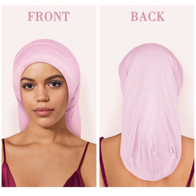 Fittia satin bonnet interior close-up showing smooth lining for gentle care