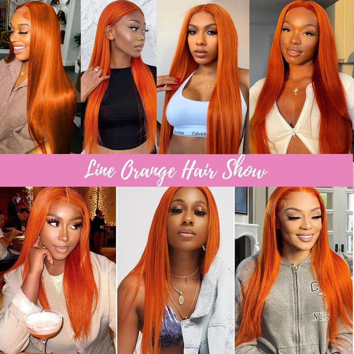 Fiumer ginger orange color provides vibrant versatile styling options