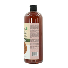 Foam-lather of Five Brothers Secreto Herbal shampoo on hair