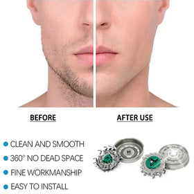 Fivoras SH60 contents included image highlighting replacement blades and brush.