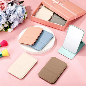 Fiwochic green pocket mirror handy for daily grooming anywhere