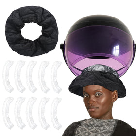 Fiwochic black hair dryer heat shield provides safe styling protection