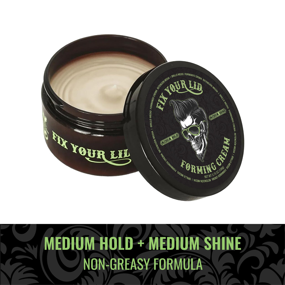 Fix Your Lid full-size travel-size bundle emphasizes convenient grooming on trips.