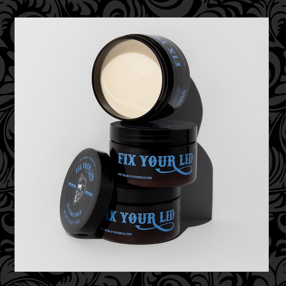 Fix Your Lid travel-size bottle ready for on-the-go styling.