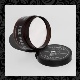 Fix Your Lid Ultra Light Pomade non-greasy texture for lightweight control