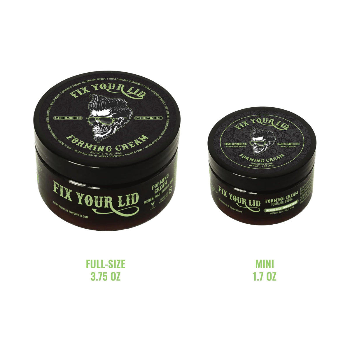 Fix Your Lid water-based formula emphasizes easy rinsing and clean hair.