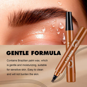 Close-up showing four micro-fork tips for natural brow strokes