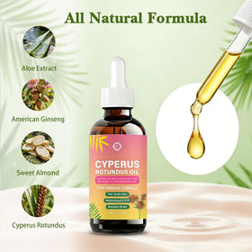 FJHAYRW Cyperus Rotundus Oil application on skin enables smooth, non-greasy hydration.