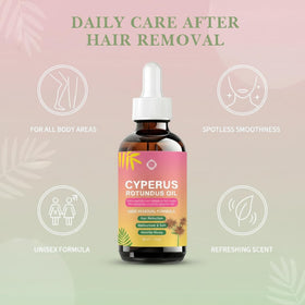 FJHAYRW Cyperus Rotundus Oil on arms and legs for daily skincare routine.