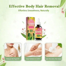 FJHAYRW Cyperus Rotundus Oil blended with almond and aloe for comfort and moisture.