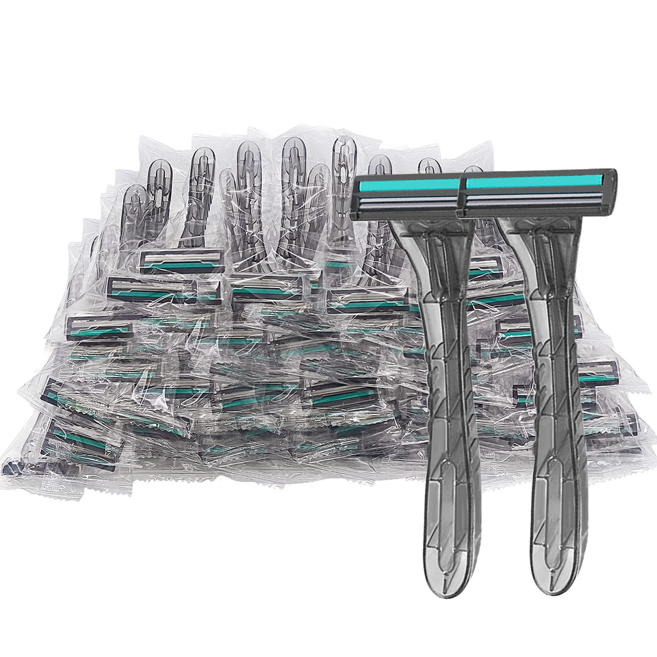 FKYzixeh disposable razor with individually wrapped packaging for clean guest kits