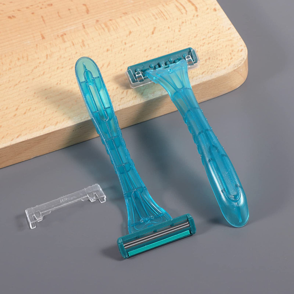 FKYzixeh razor with transparent cover for safe storage and transport