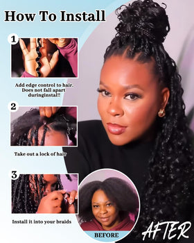 Flagship comfort and scalp-friendly boho braids for everyday wear.