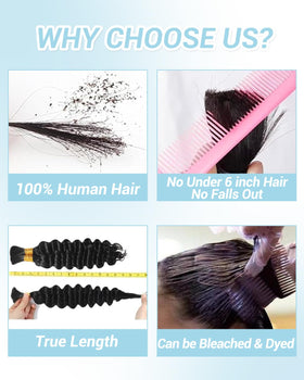 Flagship virgin Remy 12A Brazilian hair emphasizes premium quality texture.