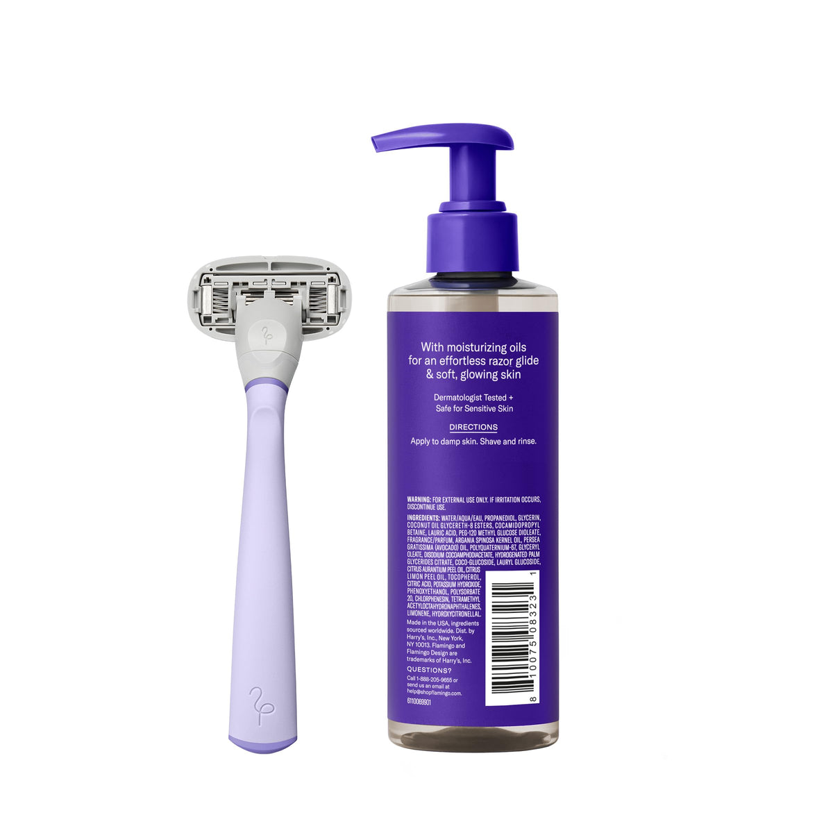Flamingo Soothing Post Shave Serum calms and nourishes skin.