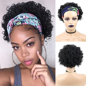 Flandi Pixie-cut look with ponytail capability for versatile styling.