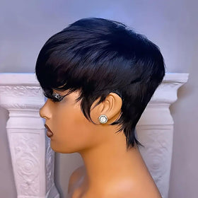 Flandi Pixie Cut Wig cap construction, breathable comfort all day.