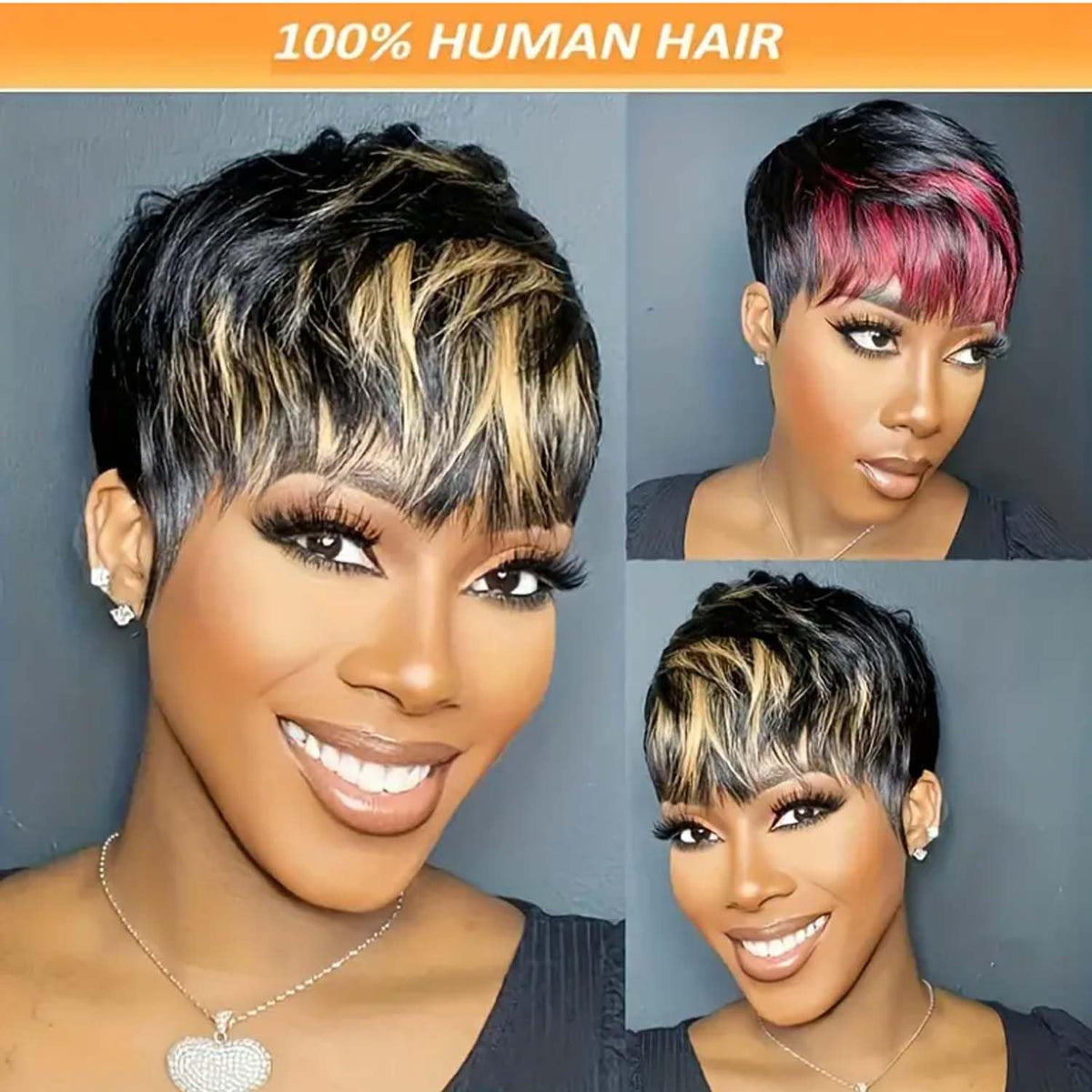 Flandi Pixie Cut Wig for Black Women offers natural fit