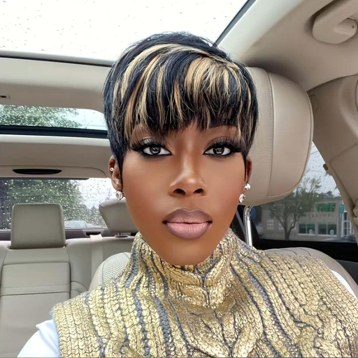 Flandi Pixie Cut Wig layered style for versatile looks