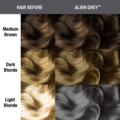 Flash Lightning Bleach Kit pre-lightening for best Alien Grey results