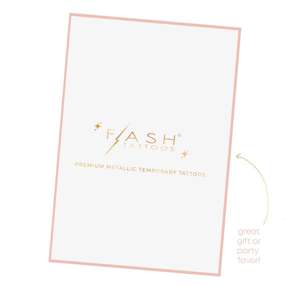 Flash Tattoos Starlight pre-cut cards simplify event setup.