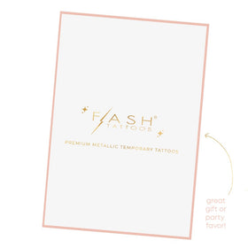 Flash Tattoos Starlight pre-cut cards simplify event setup.