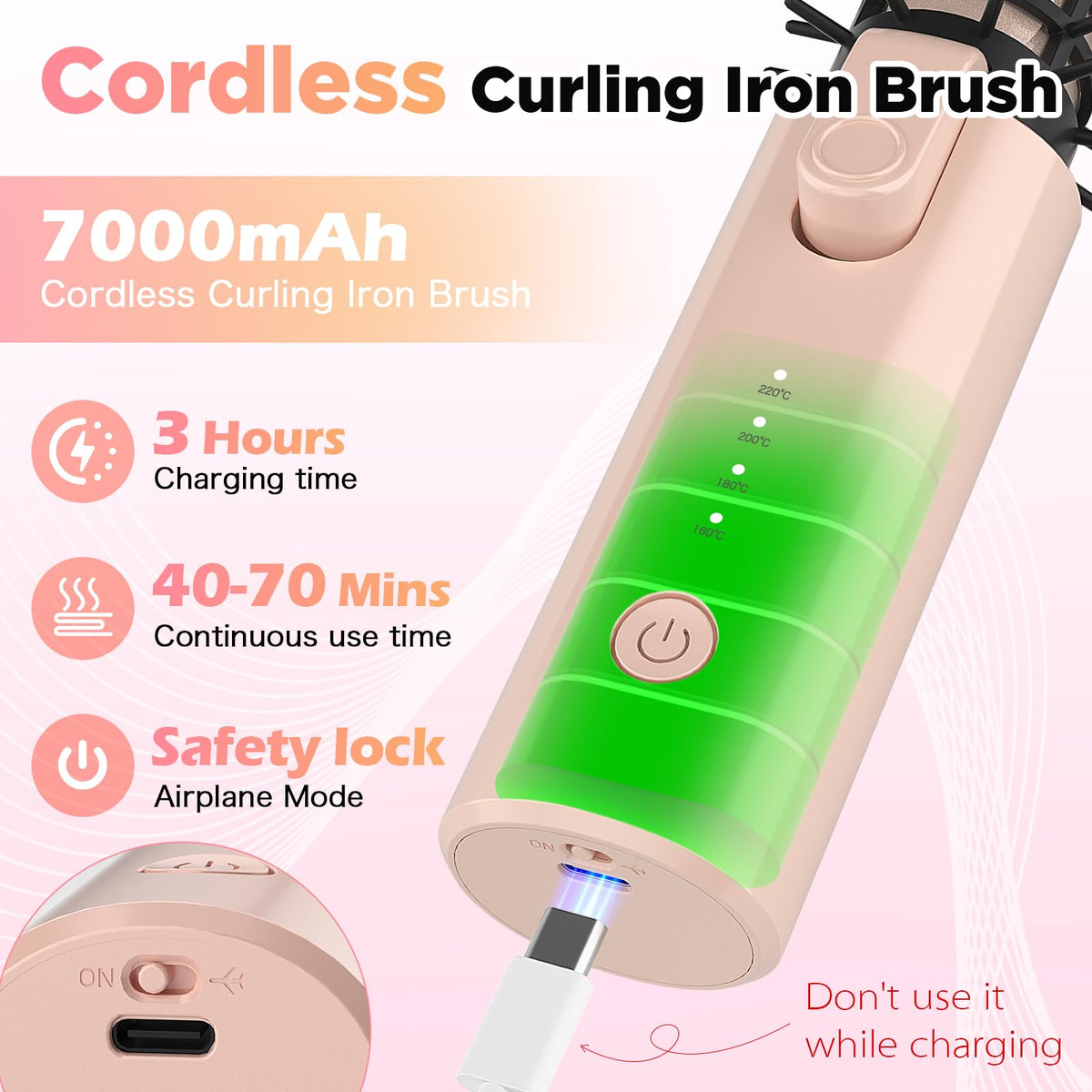 Flashseen 200 million ions reduce frizz and boost shine.
