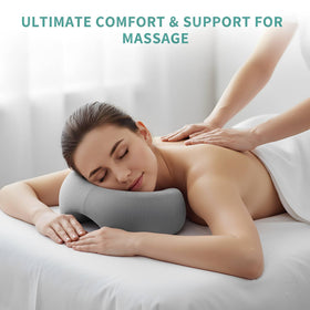 Flaskars massage headrest setup compatible with massage tables