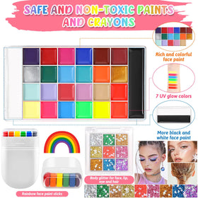 Flasoo brushes kit with 10 brushes for smooth color application