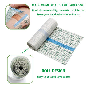 Flatoedu tattoo bandage roll three-layer structure provides a breathable protective seal.