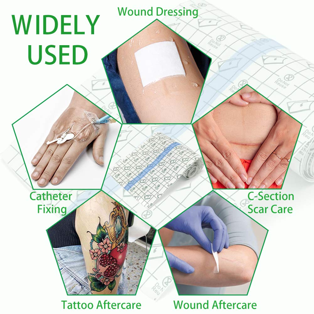 Flatoedu tattoo bandage offers waterproof coverage for showers without losing protection.