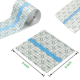 Flatoedu thin transparent wrap designed for versatile placement on skin.
