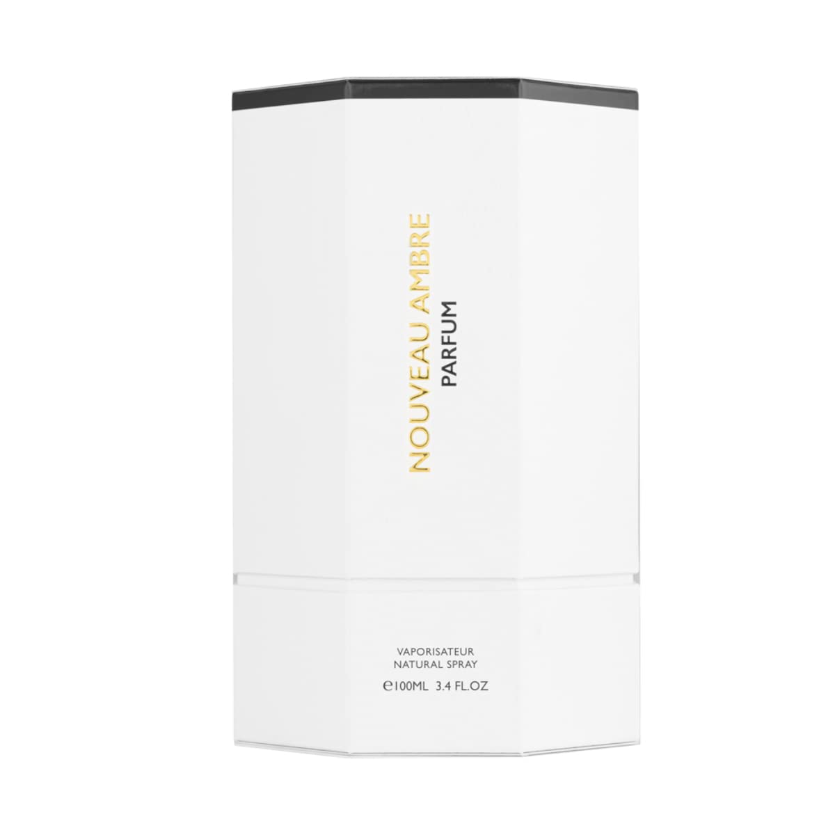 Flavia Nouveau Ambre packaging display shows premium unisex parfum.