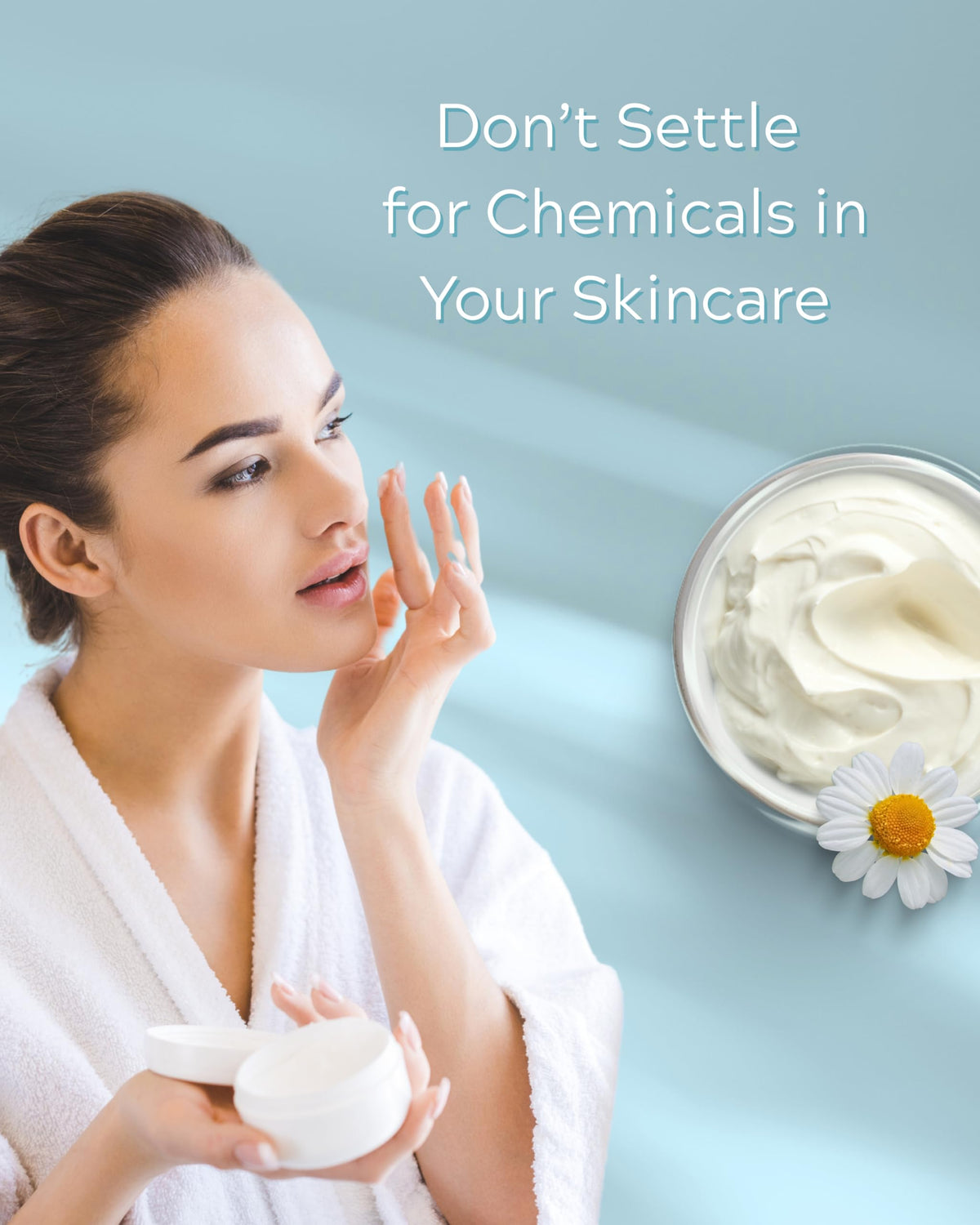 Fleur De Lis Naturals face cream texture close-up showing rich, non-greasy hydration
