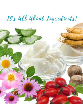 Fleur De Lis Naturals packaging highlights natural and organic ingredients