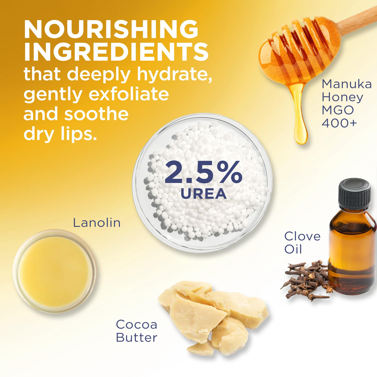 Applying Flexitol lip balm on lips to form a protective barrier
