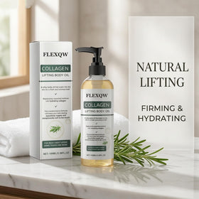 FLEXQW Collagen Lifting Body Oil 3.38 fl oz bottle