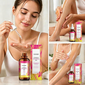 FlexQW oil absorbs quickly to support daily body care