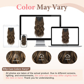 Fliace 20-inch synthetic fibers with natural shine for a full look