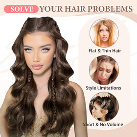 Fliace 2-clip weft demonstrating easy layering for versatile looks.