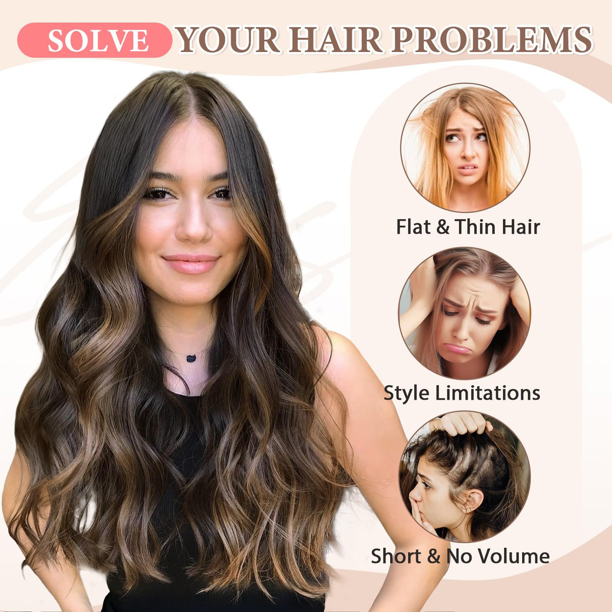Fliace care-ready hair extensions stay smooth with a light wig care spray