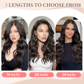 Fliace clip-in set packaging and care tips for longevity in use.